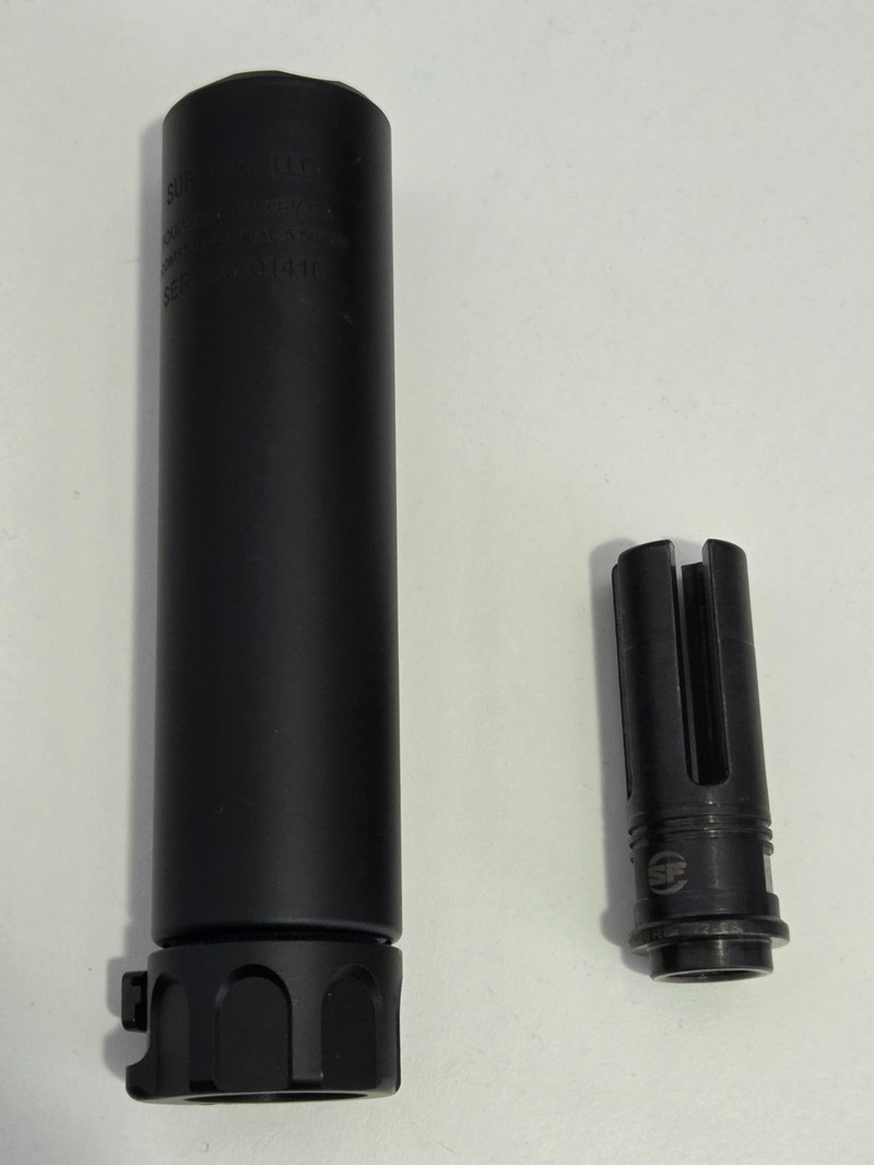 Image 1 for SOCOM556 Surefire demper + stalen flashider met QD