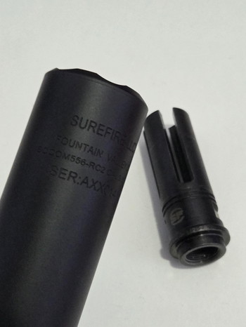 Image 2 for SOCOM556 Surefire demper + stalen flashider met QD