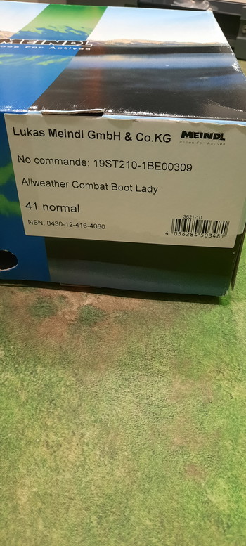 Image 2 for Meindl brown combat boots 41N