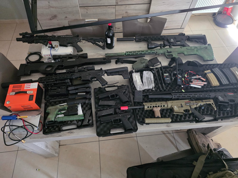 Image 1 for Complete airsoft set ready to go