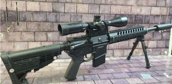 Afbeelding 4 van S-AEG MK DMR Project Full Metall Body + Walther Scope 4-9