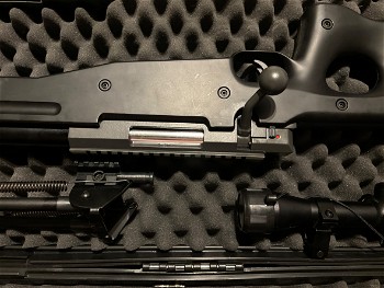 Afbeelding 4 van L96 Sniper Rifle Set Black trade of verkoop