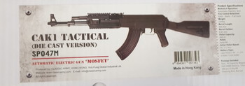 Imagen 2 de CA-SP047M  Classic Army CAK1 Tactical Die Cast Version AEG