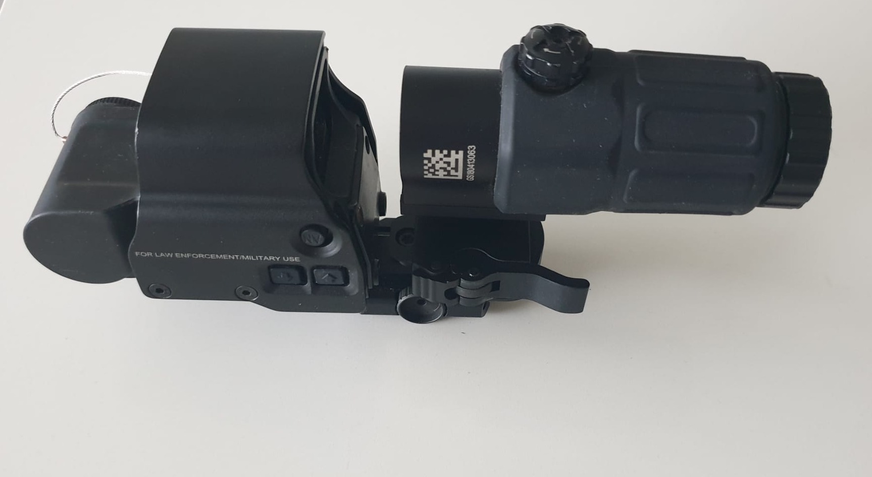 Eotech 558 red dot and G33 magnifier op riser - Airsoft Bazaar