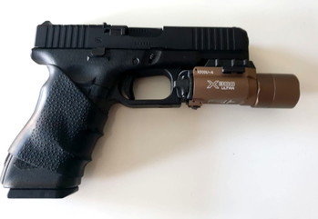 Image 2 for glock 45 mos GHK plus streamlight x300 en safariland holster (replica).