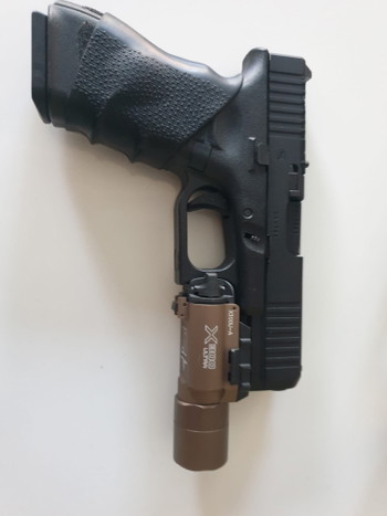 Image 6 for glock 45 mos GHK plus streamlight x300 en safariland holster (replica).