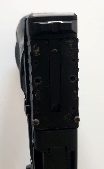 Image 7 for glock 45 mos GHK plus streamlight x300 en safariland holster (replica).