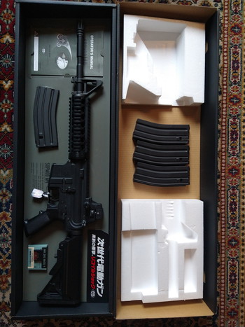 Bild 3 für Tokyo Marui Next Gen SOPMOD M4 + 3 EXTRA Mags + Stock-mod