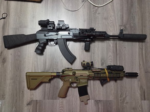 Afbeelding van HK416 + AK47 + MP7 TM + Full Stuff (Case,accessoire,etc..)