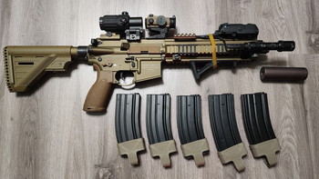 Afbeelding 3 van HK416 + AK47 + MP7 TM + Full Stuff (Case,accessoire,etc..)