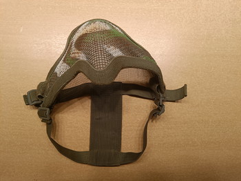 Afbeelding 3 van METAL MESH FACE MASK CAMO