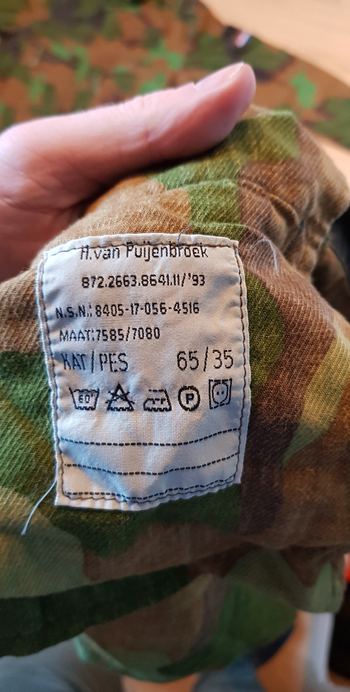 Afbeelding 4 van KL Jungle uniform smal 7585/7080