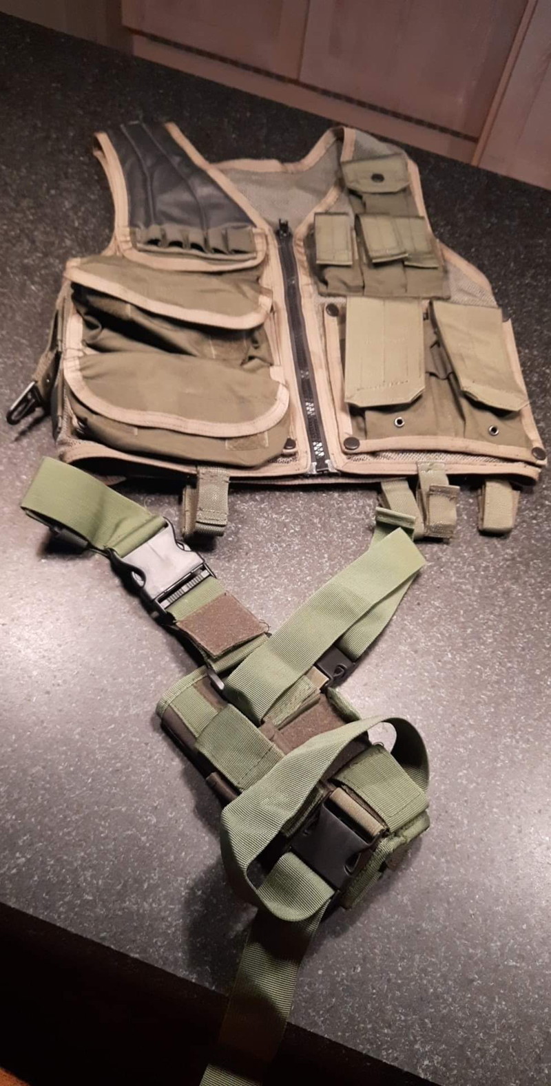 Image 1 for Tactical vest + holster