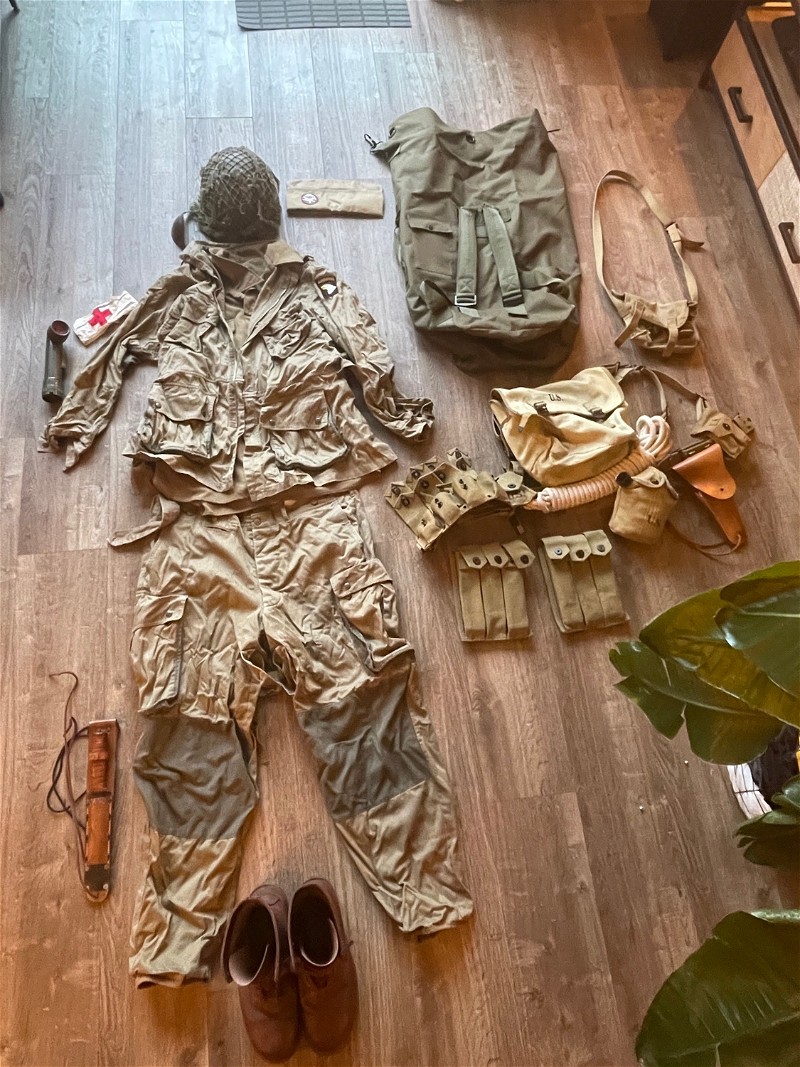 Image 1 pour 101st Airborne Paratrooper Uniform compleet + accessoires