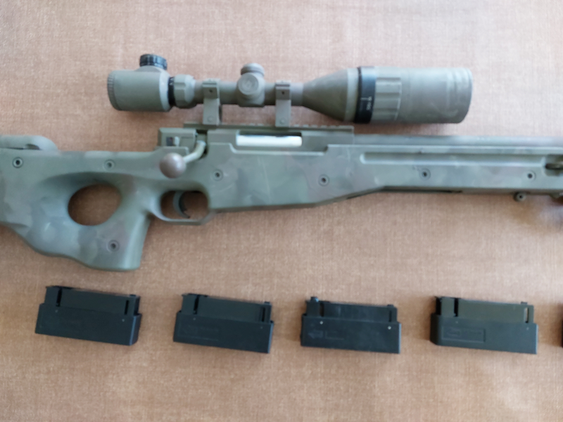 Image 1 for L96 met custom paint job. Zelden gebruikt