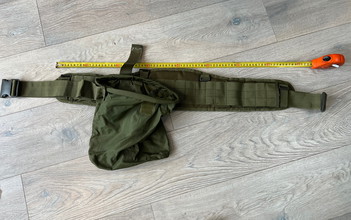 Afbeelding van Battle Belt (Molle, merk onbekend) met dumppouch (Tasmanian Tiger) OD green