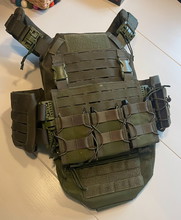 Image for Groene (OD) Reaper QRB Platecarrier incl. Warrior Assault Systems Pouches, Dangler en extra molle panel