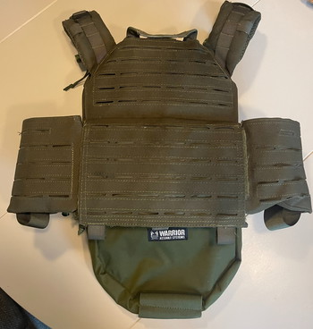 Image 3 for Groene (OD) Reaper QRB Platecarrier incl. Warrior Assault Systems Pouches, Dangler en extra molle panel