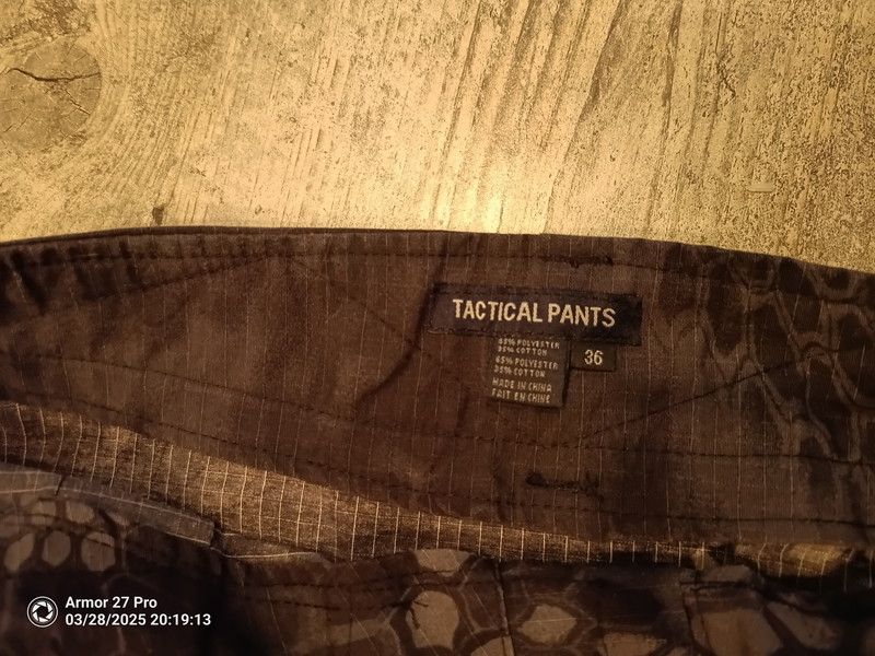 Image 1 for Tactical pants maat 36 met kniebeschermers