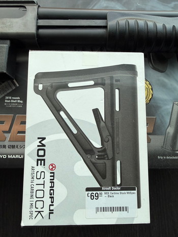 Imagen 2 de Tokyo Marui M870 Breacher HPA + m4 adapter en carbine stock