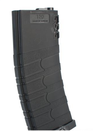 Image 1 for G&G Polymer 120rd Mid-Cap Magazine for M4 / M16 Series Airsoft AEG Rifles