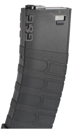 Imagen 2 de G&G Polymer 120rd Mid-Cap Magazine for M4 / M16 Series Airsoft AEG Rifles