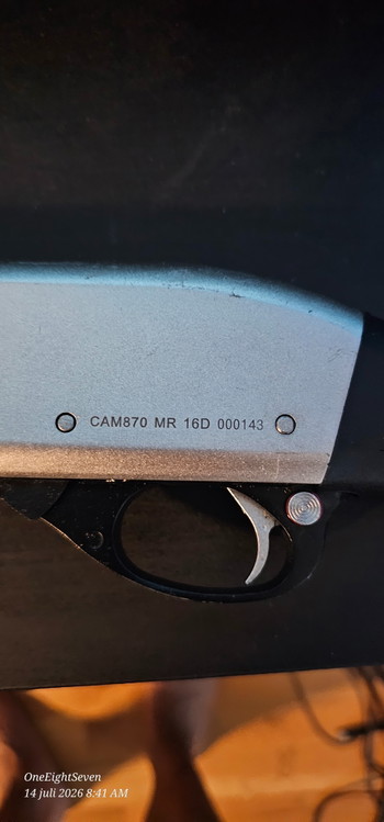 Image 3 for APS CAM 870 Marine MK1 shell ejecting shotgun serial number 000143