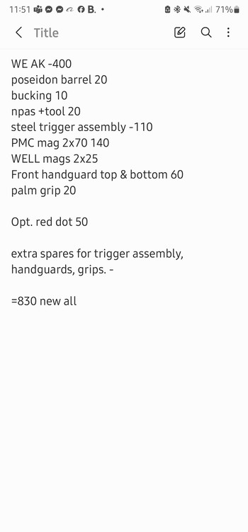 Image 4 for WE AK74UN + upgrades + extras