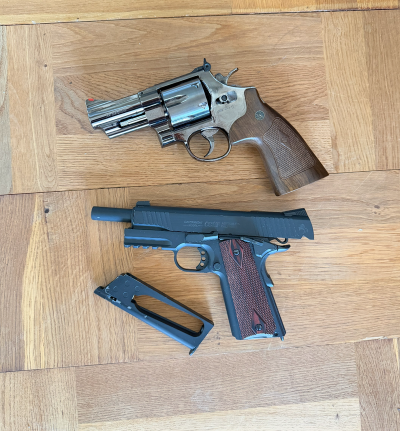 Image 1 for Unieke Revolver M29 + 1911.