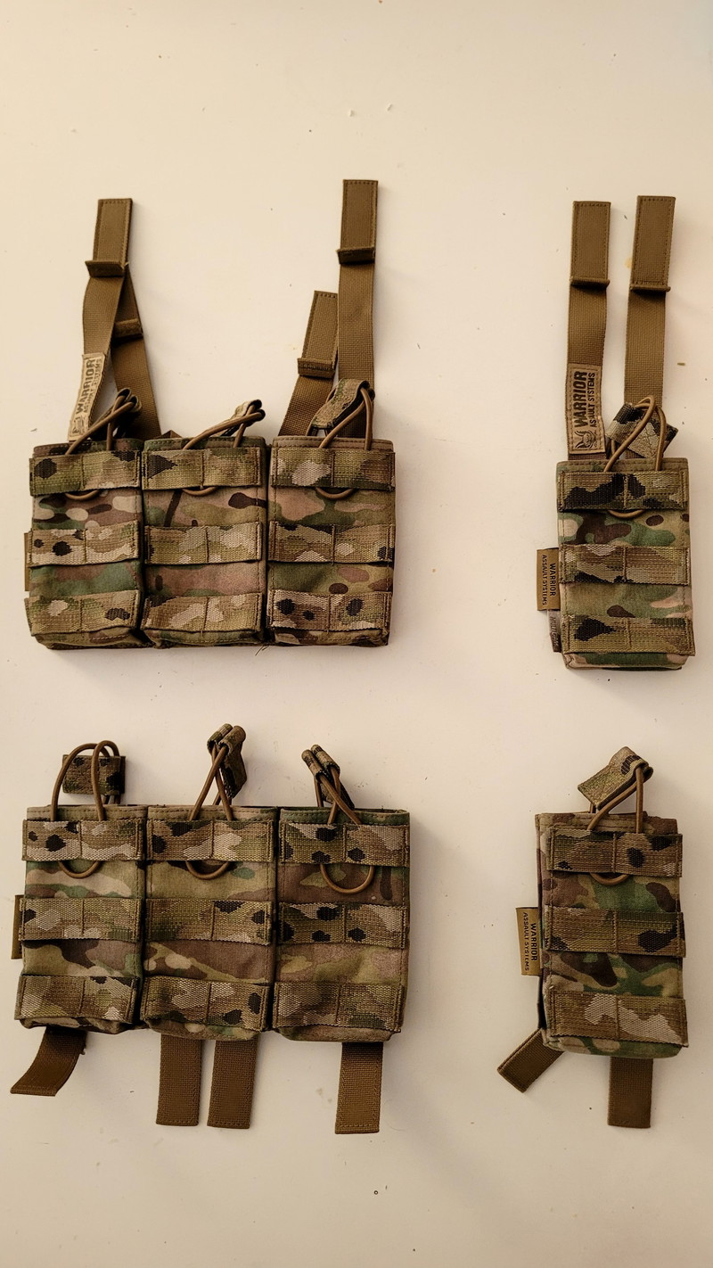 Bild 1 für Warrior Assault Systems M4 Triple & Single Pouches Multicam