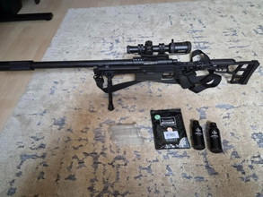 Imagen para SSG10A3, scope, 4 magazijnen, demper, sling, bipod en bb's