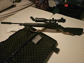 Image for Cyma dmr +kist en upgrades en scope en steuntjes