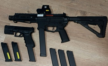 Image for PW9 SHORT AEG + GLOCK 18c FULL SET OF LOS