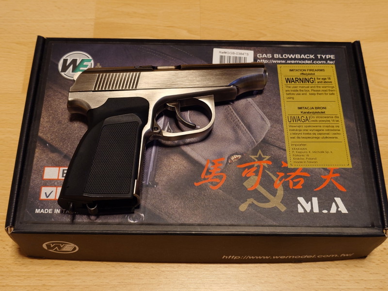 Imagen 1 de WE Makarov met originele lederen holster