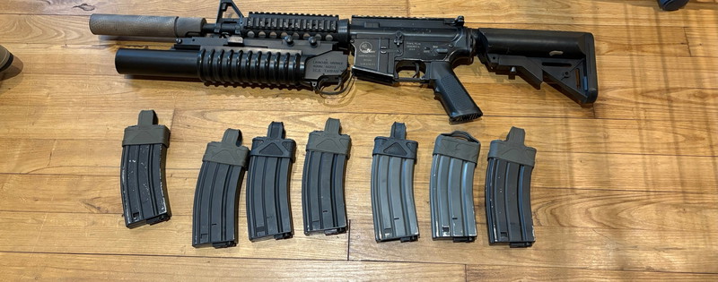 Image 1 for M4 CQB met ICS grenadelauncher