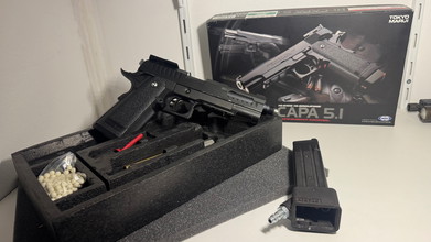 Imagen para TM Hicapa 5.1 met custom aluminium slede incl. internal upgrades + Airtac HPA mp5 adapter