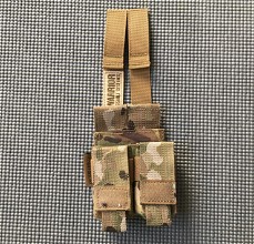 Image for WAS Direct Action Double Pistol Mag Pouch 9mm Multicam