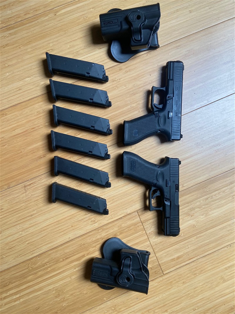 Afbeelding 1 van 2x umarex glock 45 met extras (enkel ophalen)