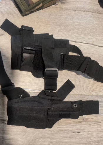 Bild 2 für Airsoft, double holster de cuisse universelle