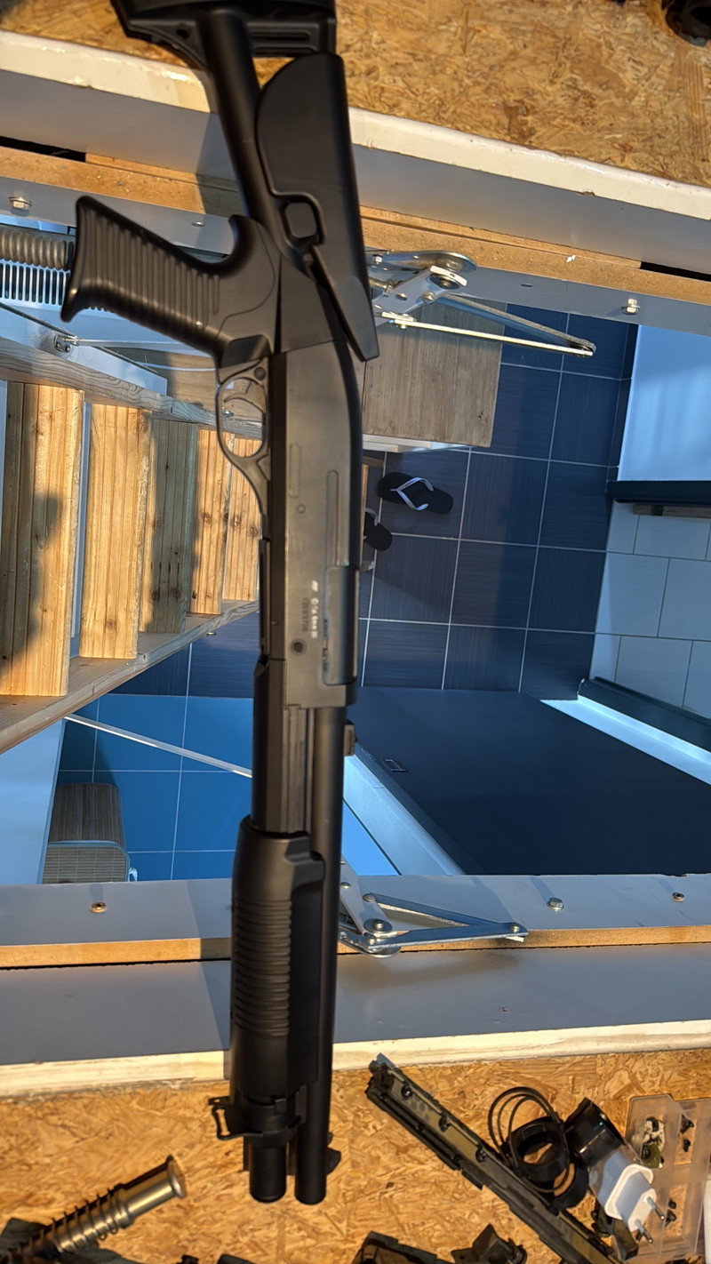 Image 1 for Plastic shotgun single shot ( humiliator) with hop up system