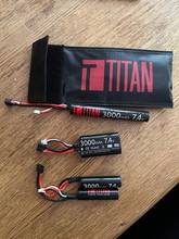 Bild für 3x Titan 7,4v  3000mAh T-stekkers