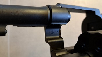 Afbeelding 2 van Tanaka Smith & Wesson M1917 .455 4inch Custom Heavy Weight Gas Revolver 12 bbs in de cilinder