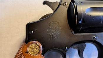 Afbeelding 7 van Tanaka Smith & Wesson M1917 .455 4inch Custom Heavy Weight Gas Revolver 12 bbs in de cilinder