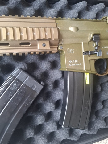 Bild 2 für HK 416 GBB RAL8000 incl HPA Adapter, slang en HPA fles