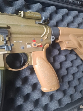 Bild 2 für HK 416 GBB RAL8000 incl HPA Adapter, slang en HPA fles