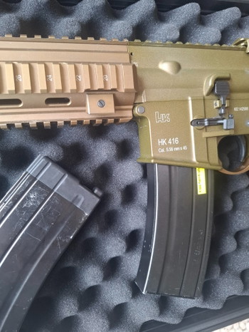 Bild 3 für HK 416 GBB RAL8000 incl HPA Adapter, slang en HPA fles
