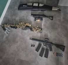 Image pour 3 replica's + sniper bag
