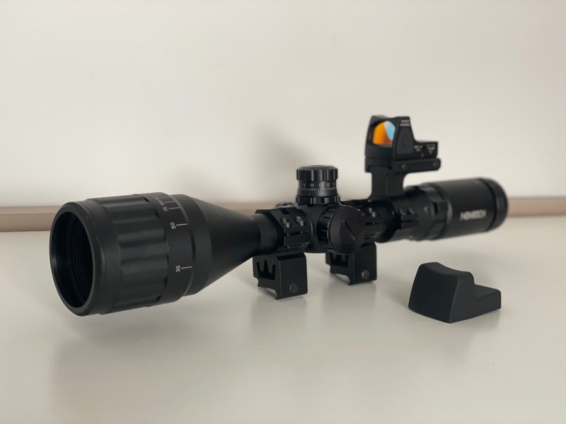 Image 1 for Novritsch Scope 3-9x + Red Dot Sight (BB-proof)