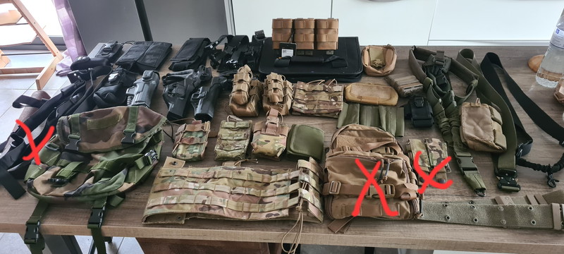 Image 1 for Divers poches tactiques et accesoires airsoft