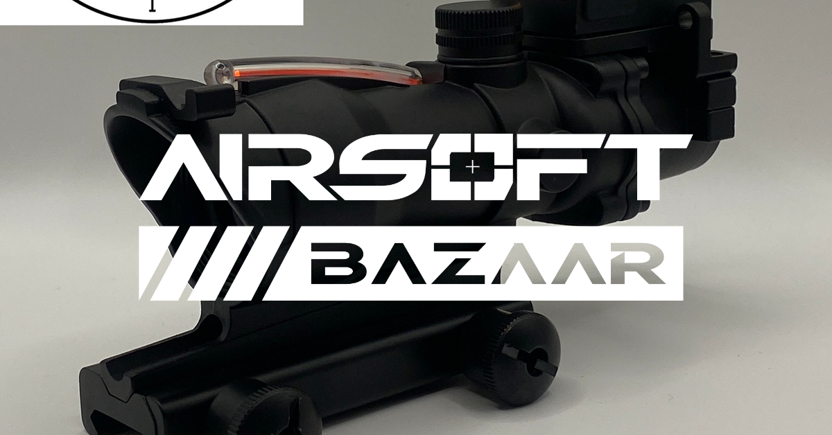 ACOG 4x32 + RMR Reddot 4x Zoom Scope Combo Red dot Clone - Airsoft Bazaar